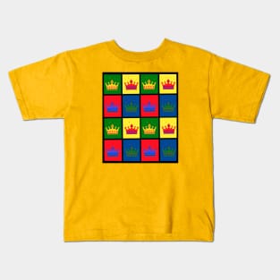 Colorful Crowns Kids T-Shirt